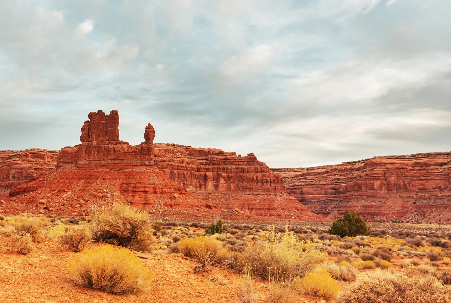 Utah landscape showing sandstone formations
