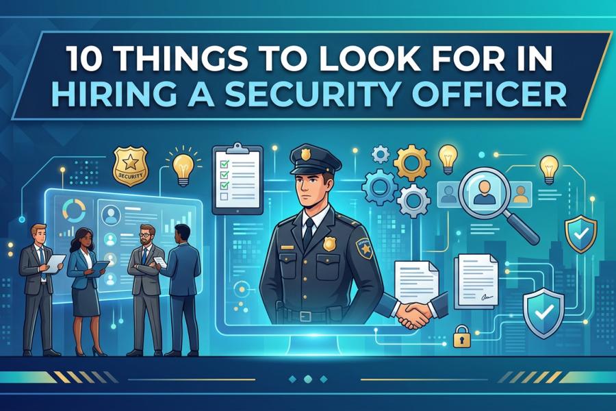 10 things to look for in hiring a security officer