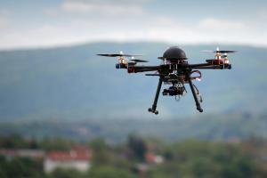 drone flying overhead