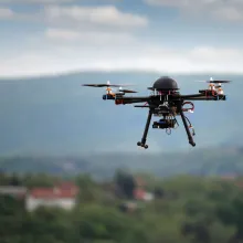 drone flying overhead
