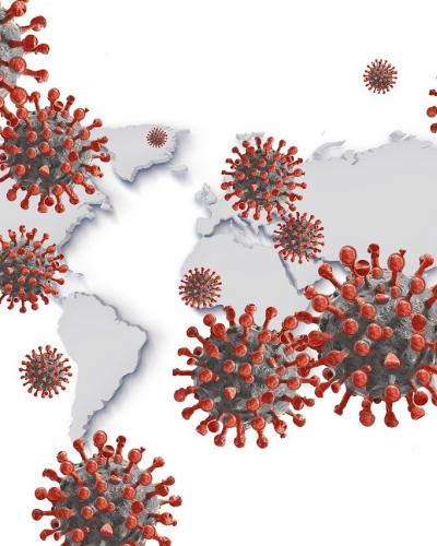 covid 19 virus illustrative graphic