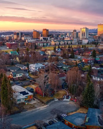 downtown anchorage, alaska